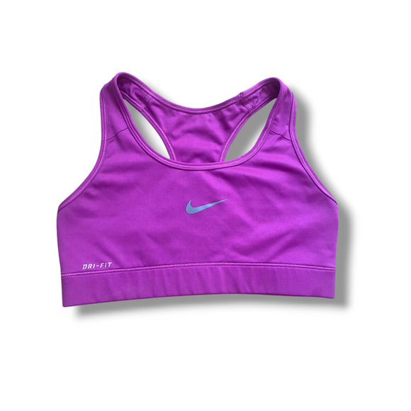 Nike Pro Racerback Sports Bra Womens Small Purple - Picture 1 of 3